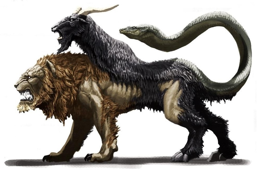 Greek mythological chimera 