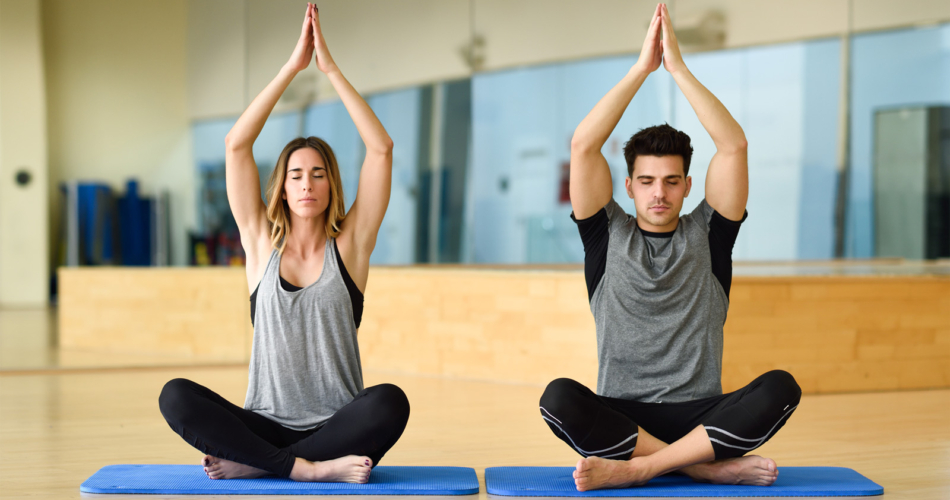 yoga couple