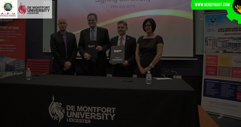 APU Students with De Montfort University