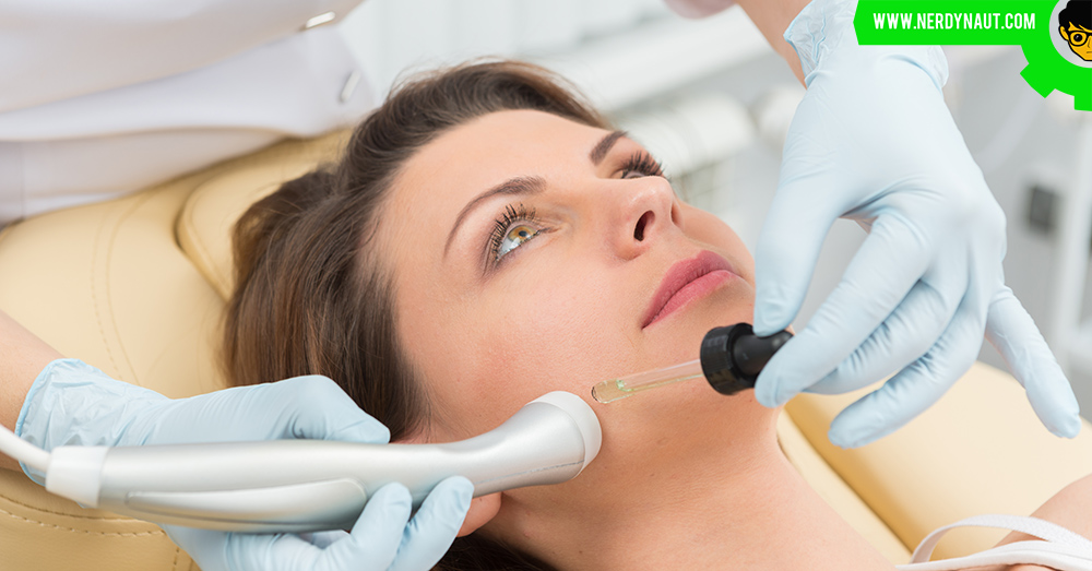 Beauty clinic client