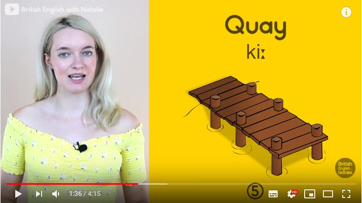 British English with Natalie Youtube Tutorial
