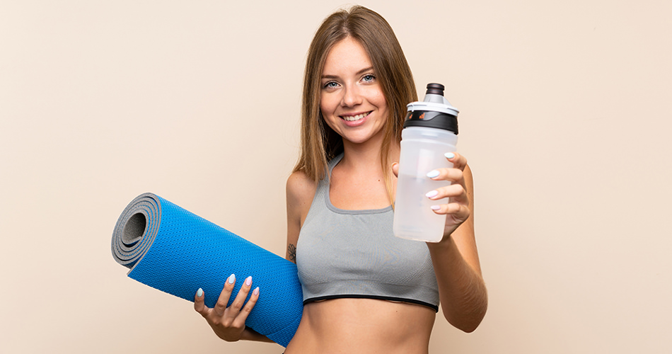 Sports water bottle