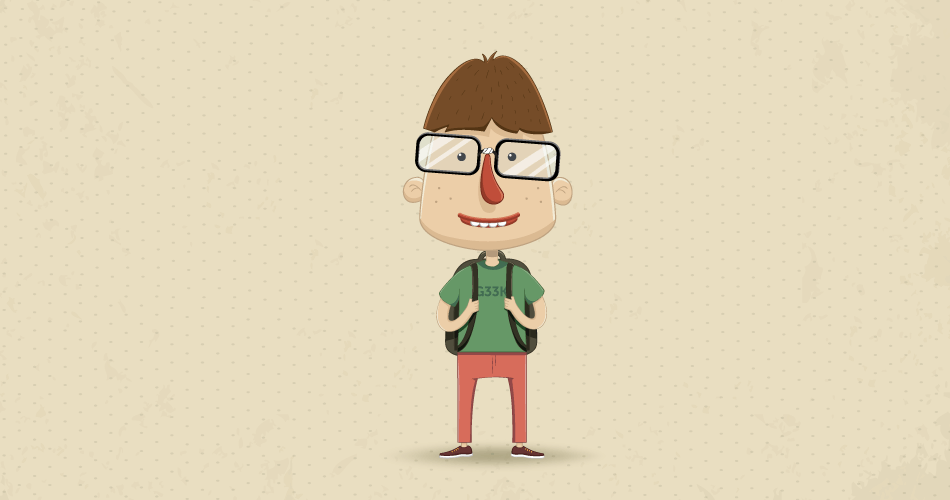 Geeky kid