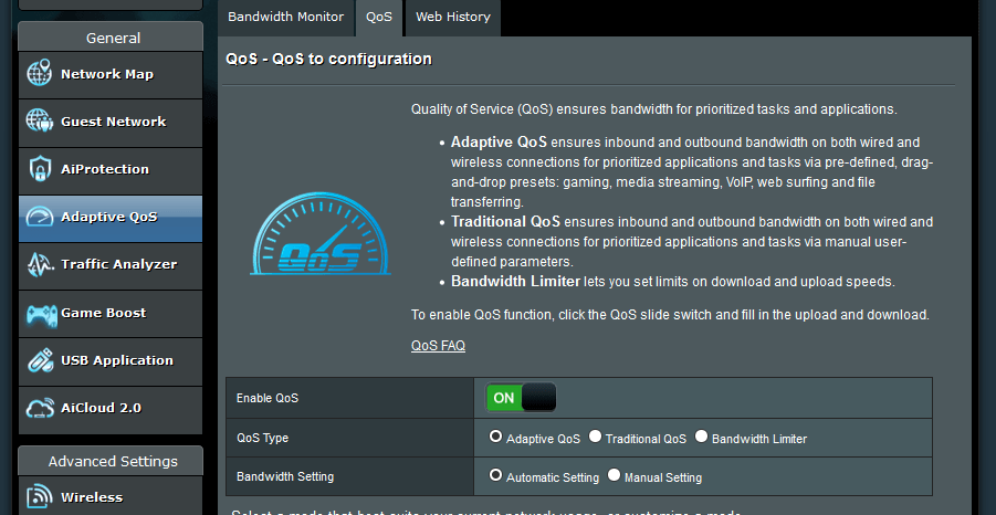 QoS Configurations WiFi