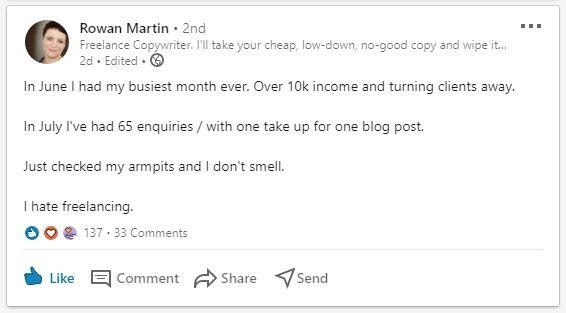 Linkedin Job posts