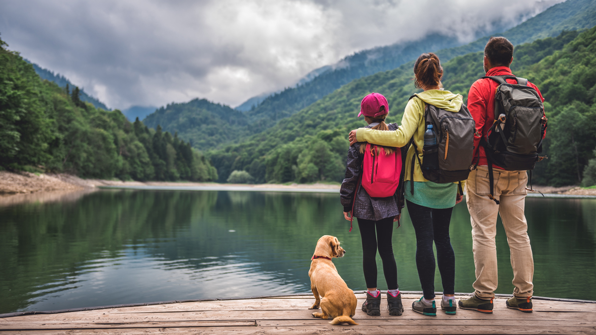 Backpacking Trip Family