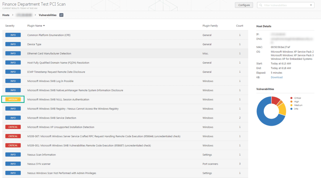 Nessus Plugin Report