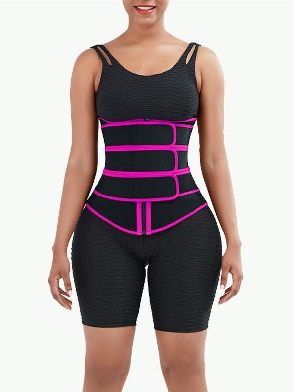 Sculptshe Three Belt High Compression Waist Trainer