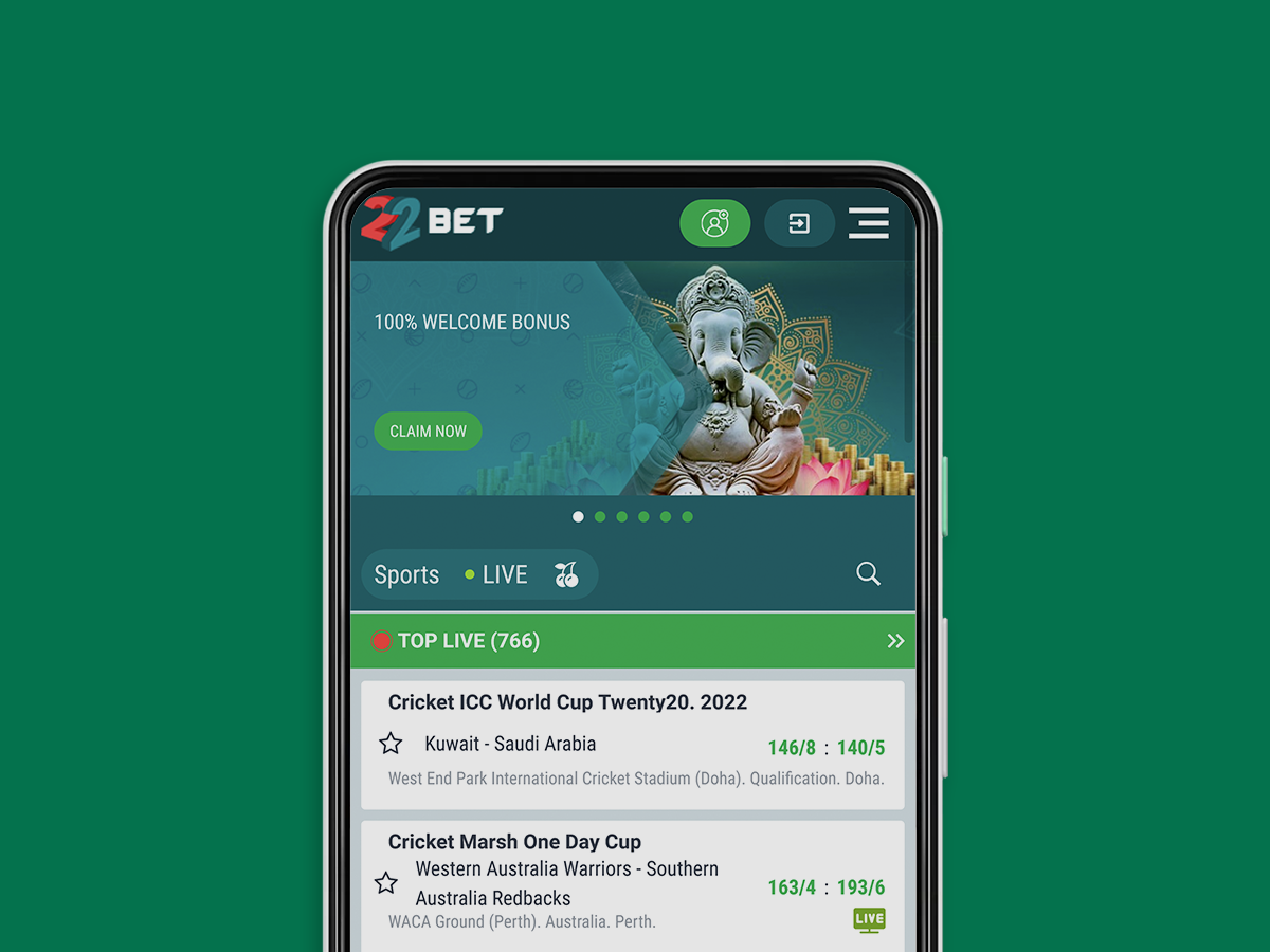22Bet - Best Betting Apps in India