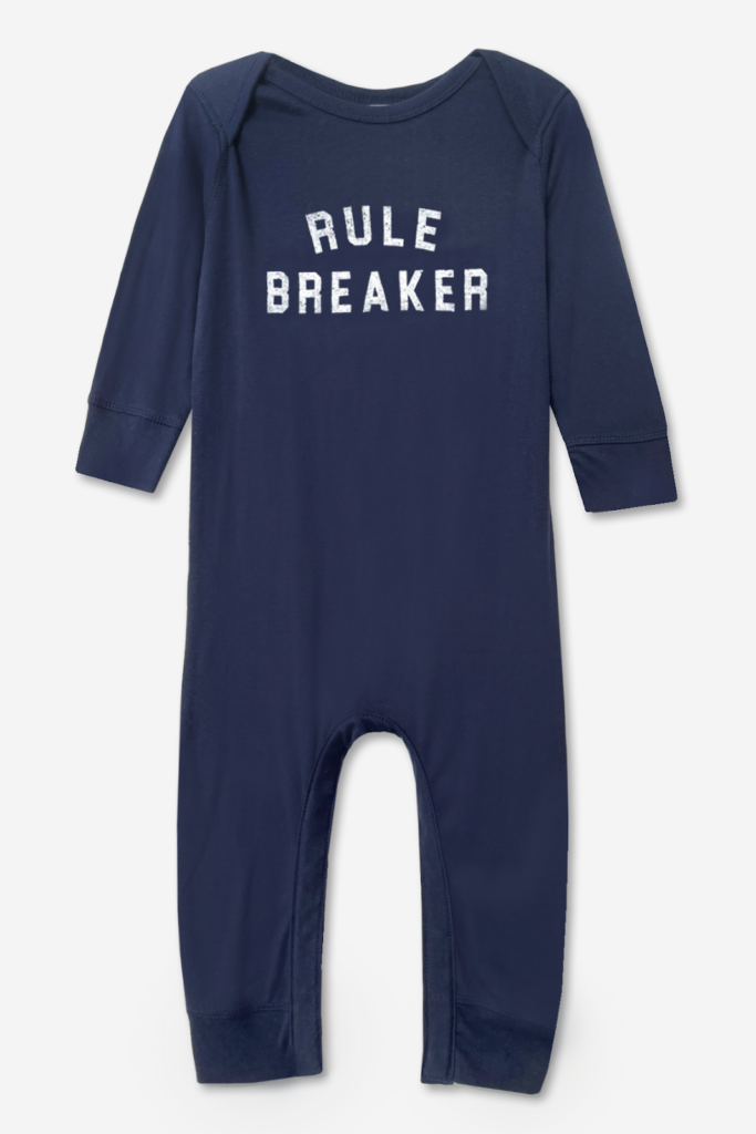 PixiLane’s Long Sleeve Coverall in Navy Rule Breaker